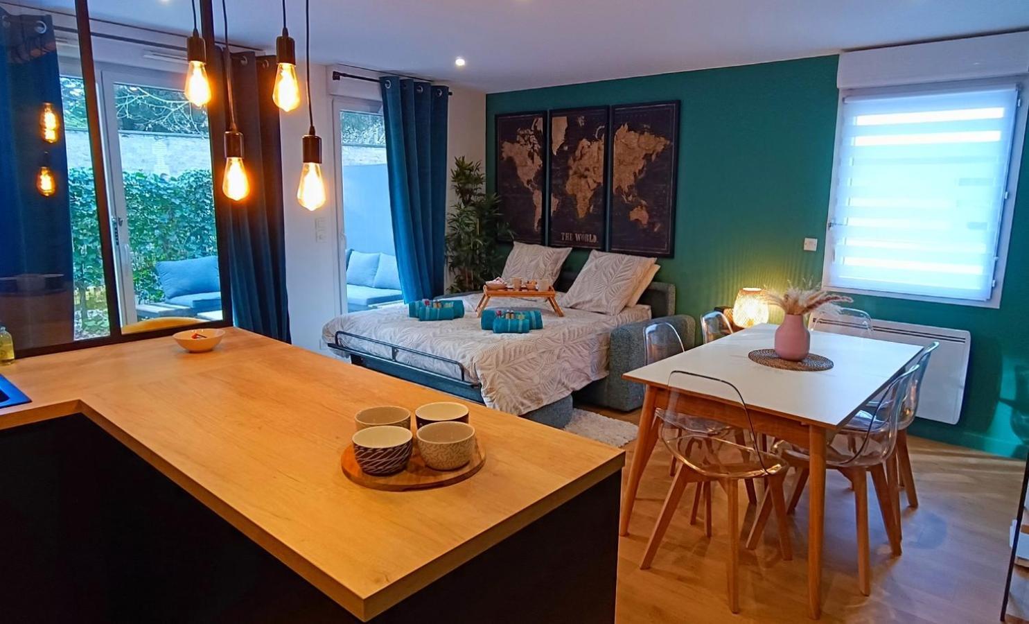 O Belappart - Garage Prive Gratuit Et Terrasse En Centre-Ville Caen Eksteriør billede